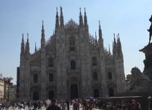 The Duomo di Milan (Cathedral of Milan). Photos by Liz Fischer